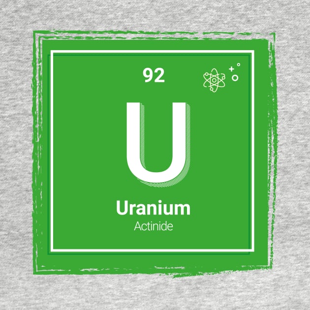 The periodic table - Uranium by Hakubiya